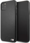 BMW iPhone 11 Pro Max M Collection eredeti bőr (BMHCN65MHOLBK) hátlap, tok, fekete