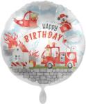 Premioloon Fólia lufi Happy Birthday - Tűzoltó állatkák 43 cm