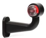 WAS Szélességjelző IZZÓS piros/fehér 90fokos hosszú karos BAL/JOBB oldal 182mm kinyúlás (265w) (265-W21.5z)