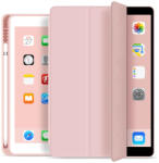 Tech-Protect Sc Pen iPad Air 10.9" 4/5 (2020/2022)/iPad Air 11" (2024/2025) oldalra nyíló okos tok, érintőceruza tartóval, rózsaszín