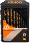 KENDO Set 10 burghie pentru metal 1.0-10.0 mm cobalt HSS-Co WeldLand Equipment