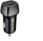 Tactical Field Plug Dual univerzális autós szivargyújtó töltő, gyorstöltő, 2xUSB-A, 2.4A, 12W, fekete