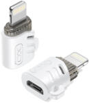 XO NB256F Micro-USB/Lightning adapter, fehér