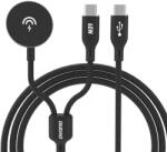 Dudao A12MaxC PD60W 2-in-1 Charger Apple Watch/ USB-C, fekete