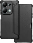 Razor Book oldalra nyíló tok XIAOMI Redmi Note 13 Pro 4G/POCO M6 Pro 4G, fekete