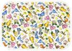 BabyBruin Mosható pelenkázó alátét dupla falú 40x60 cm - Színes dínók (540070semleges)