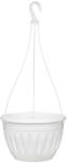 Elif Plastic Függő virágtartó akasztóval 23×35.2cm 3.3L Szín: Fehér