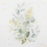 PAW Textilhatású szalvéta 40x40 cm 50 lap/csomag Eukaliptusz csokor