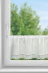 Takoy Vitrázs függöny matt anyagból csipkével díszítve 150 x 30 cm
