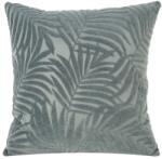 Takoy Puha bársony díszpárnahuzat LIVIA dombornyomott levélmintával