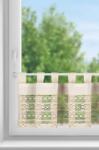 Takoy Pamut vitrázs függöny MADDELINE azsúrmintával díszítve 150 x 35 cm