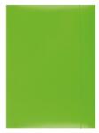 Office Products Mapa din carton plastifiat cu elastic, 300gsm, Office Products - verde (OF-21191131-02) - officeclass