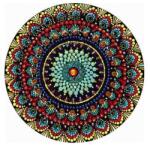 Makana Az Univerzum közepe - Számfestő készlet, kerek kerettel (40x40 cm)