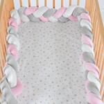 Cangaroo Обиколник Cangaroo - Braidy, 220 х 13 cm, розов (109157) - baby