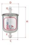 SOFIMA filtru combustibil SOFIMA S 1529 B (S 1529 B) - automobilus