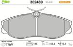 VALEO Set placute frana VALEO 302489 (302489)