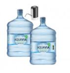 Aquavia Pachet Aquavia 2x19L + Pompa Electrica USB
