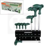 JONNESWAY Imbuszkulcs T-fogós készlet 2-10 mm 8 db-os Állványos klt. -Jonnesway (H10MB08S)