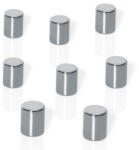 Be! Board Erős henger alakú mágnes, 8 db, 'Neodymium' ezüst (SDB3103) (SDB3103)