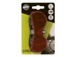 DRESCO , Kerékpár Hátsó Lámpa Led, Elemes (375251100) (375251100)