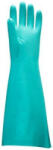  Vegyszerálló nitril védőkesztyű hosszúszárú, L-es méret zöld (A813GNRL) (A813GNRL)