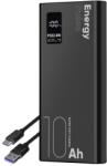 OBAL:ME EnergyPulse Powerbank 10000mAh 22.5W Fekete - smartdiszkont