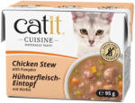 Catit 12x95g Catit Cuisine ragu Csirke & sütőtök nedves macskaeledel