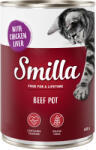 Smilla 24x400g Smilla marha & csirkemáj nedves macskatáp