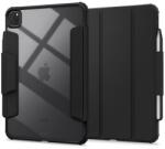 Spigen air skin pro tabletvédő álló, eco bőr hatású, aktív flip, oldalra nyíló, trifold, asztali tartó, ceruza tartó, fekete, kompatibilis: Apple IPAD Pro 11, 2025, / IPAD Pro 11, 2024 (ACS07762)