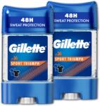 Gillette Sport Triumph zselés izzadásgátló, 2 × 70 ml (DEO193s)