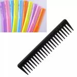 Eurostil Fésű - Hajvágáshoz, Ritka fogú, Színes 18cm 00455/99