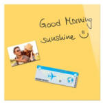 Be! Board Mágneses üvegtábla, 45x45 cm, , napsárga (SDB1108) (SDB1108)