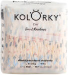 Kolorky DAY Egyszer használatos öko pelenkák, eső&szivárvány L (8-13 kg) 19 db