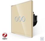 Luxion Intrerupator Simplu cu Variator cu Touch din Sticla LUXION, protocol Zigbee (LX-ZT-D101G-G)