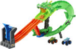 Mattel Hot Wheels Monster Trucks Sárkányrombolás pálya + 2 kisautó