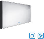 Roltechnik NIMCO 120x70 cm LED tükör érintésérzékelővel, matt fekete ZPC 13006V-90 (ZPC 13006V-90)
