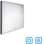 Roltechnik NIMCO 60x60 cm LED tükör érintésérzékelővel, matt fekete ZPC 13066V-90 (ZPC 13066V-90)