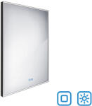 Roltechnik NIMCO 60x80 cm LED tükör érintésérzékelővel, matt fekete ZPC 13002V-90 (ZPC 13002V-90)