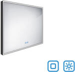 Roltechnik NIMCO 80x70 cm LED tükör érintésérzékelővel, matt fekete ZPC 13003V-90 (ZPC 13003V-90)