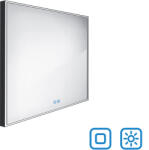 Roltechnik NIMCO 70x70 cm LED tükör érintésérzékelővel, matt fekete ZPC 13077V-90 (ZPC 13077V-90)