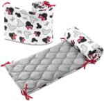 Kidizi Set 2 aparatori matlasate patut 120x60 cm Kidizi Minnie Deluxe, inaltime 35 cm (5949221106069)