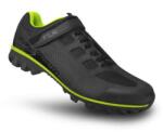 FLR Rexston MTB kerékpáros cipő, SPD, fekete-neon sárga, 46-os