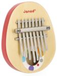 Janod Instrument muzical din lemn Kalimba Confetti (J07642) Instrument muzical de jucarie