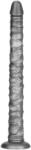 Lovetoy King Sized - голям вибратор - 40, 5 см - сив