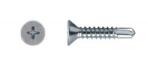 MoftX Din 7504P - Surub Autoforant Cu Cap Inecat, Zincat Alb - 4.8, 32 (FKT11276)
