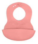  BabyOno előke - műanyag puha állítható rózsaszín 835/04 - babycenter-online