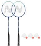 Nils Extreme Alumínium tollaslambda ütő készlet + 3 labda + hordtáska Nils NRZ210 fekete|kék