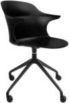 King Home BRAZO fekete forgó irodai szék (KHM-321-CPP8A)