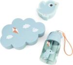 Done by Deer Set lunchbox pentru copii cu bidon cu pai Playground, albastru, 3 piese (1246442)