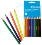 DONAU Creioane colorate Jumbo DONAU, set de 10 buc